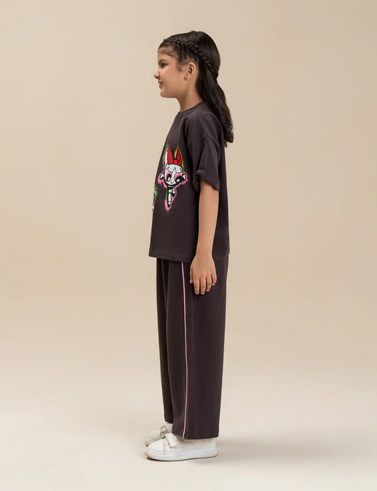 2 PIECE POWERPUFF GIRLS GRAPHIC SUIT