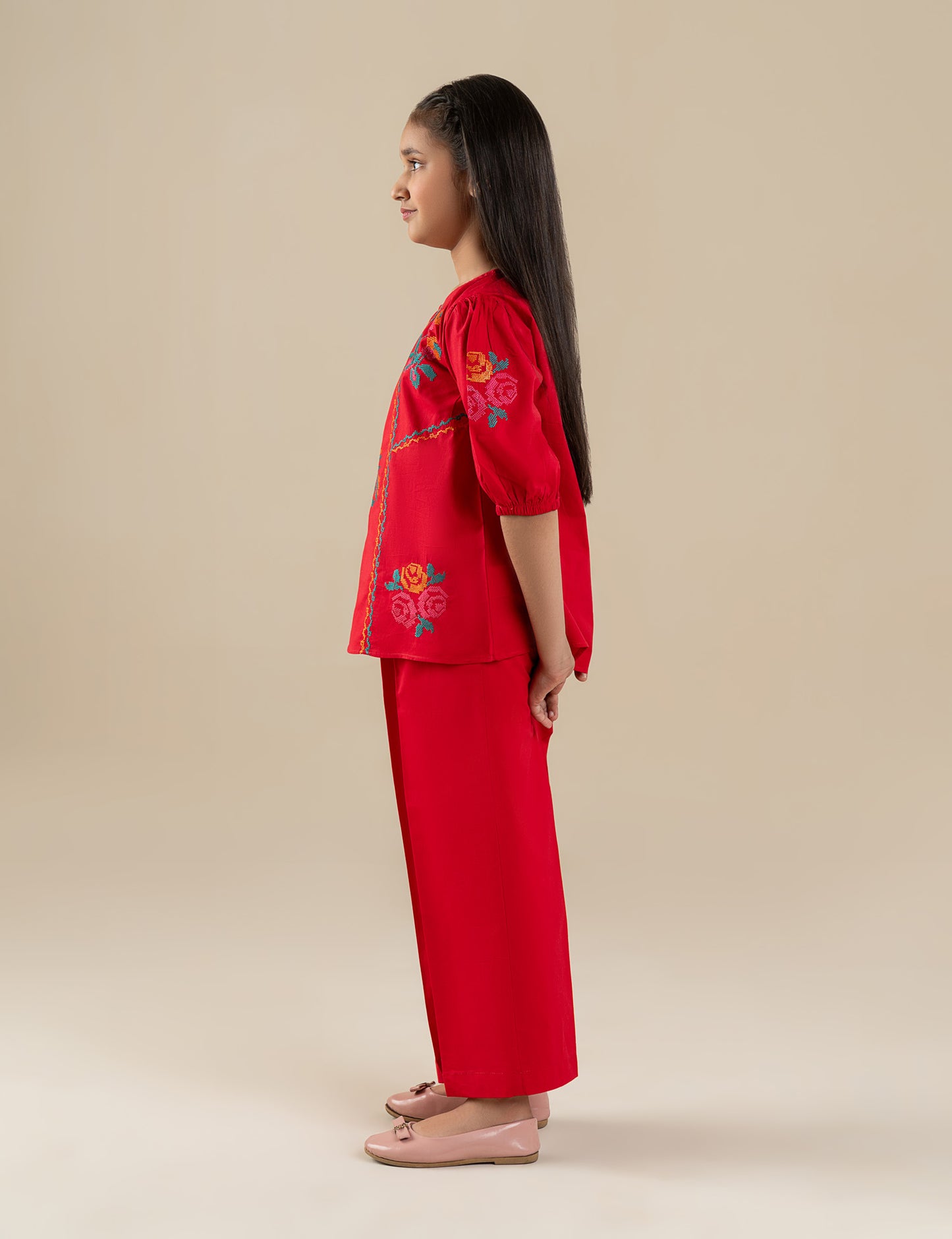 2 PIECE EMBROIDERED SUIT