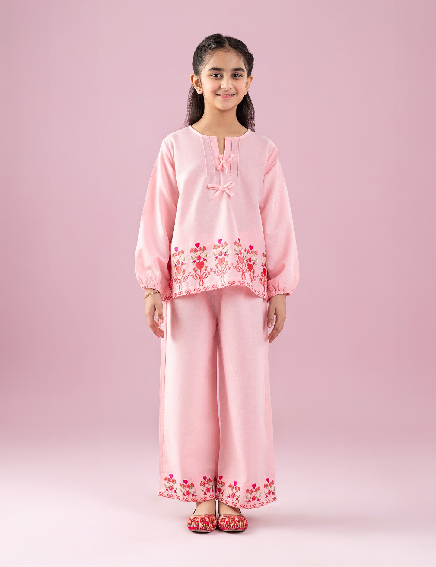 2 PIECE EMBROIDERED SUIT