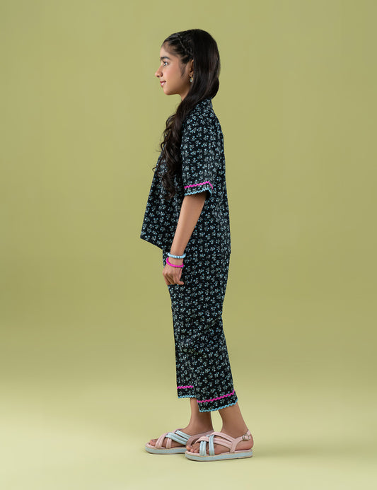 2 PIECE FLORAL PRINTED SUIT