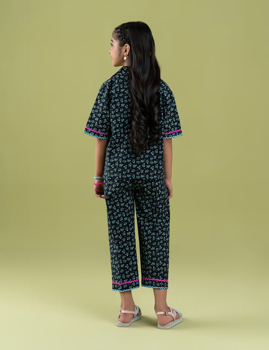 2 PIECE FLORAL PRINTED SUIT