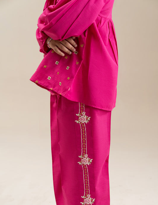 2 PIECE EMBROIDERED SUIT