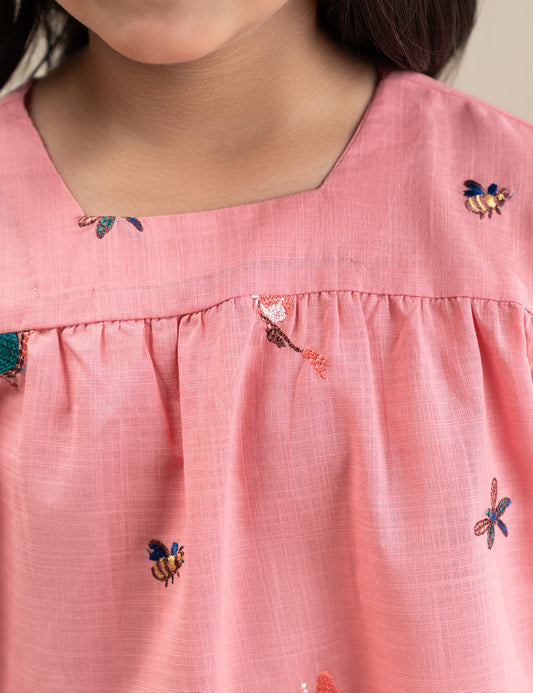 2 PIECE EMBROIDERED SUIT