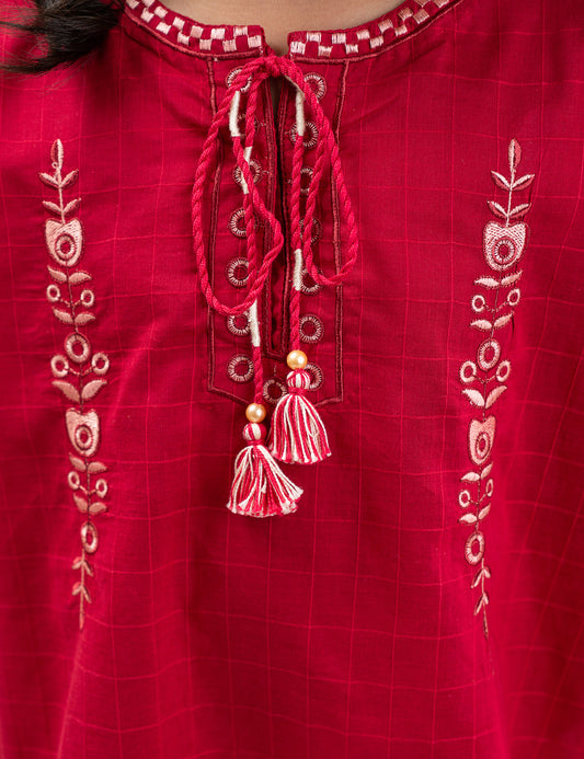 2 PIECE EMBROIDERED SUIT