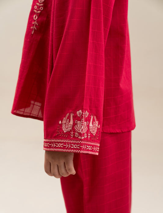 2 PIECE EMBROIDERED SUIT