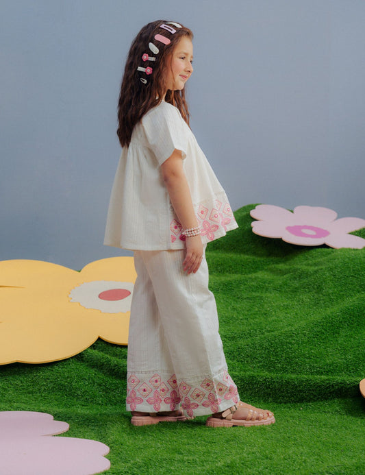 2 PIECE EMBROIDERED SUIT