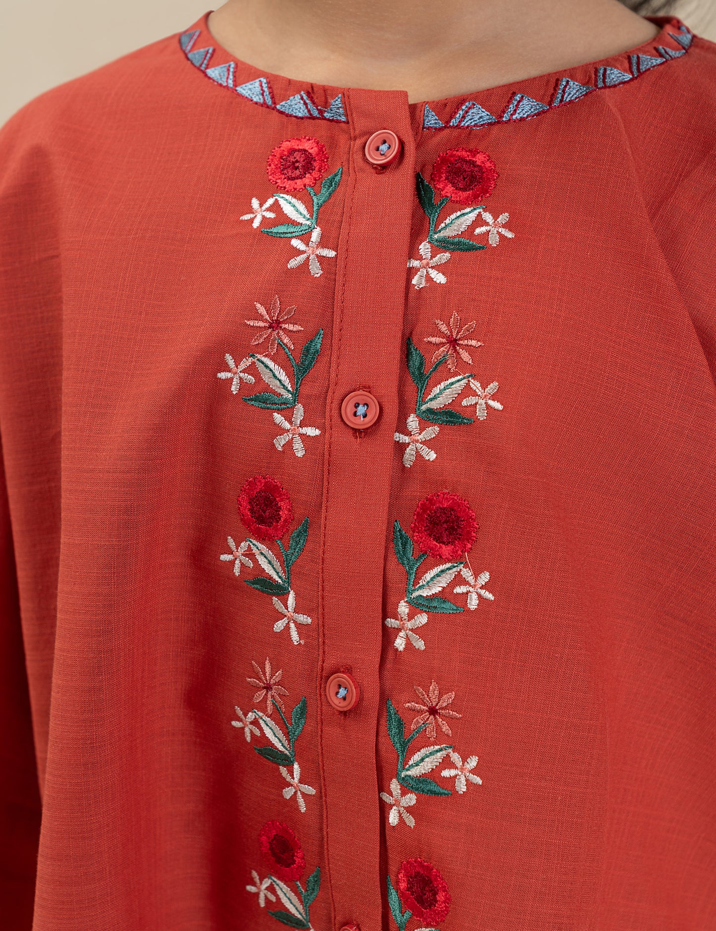 2 PIECE EMBROIDERED SUIT