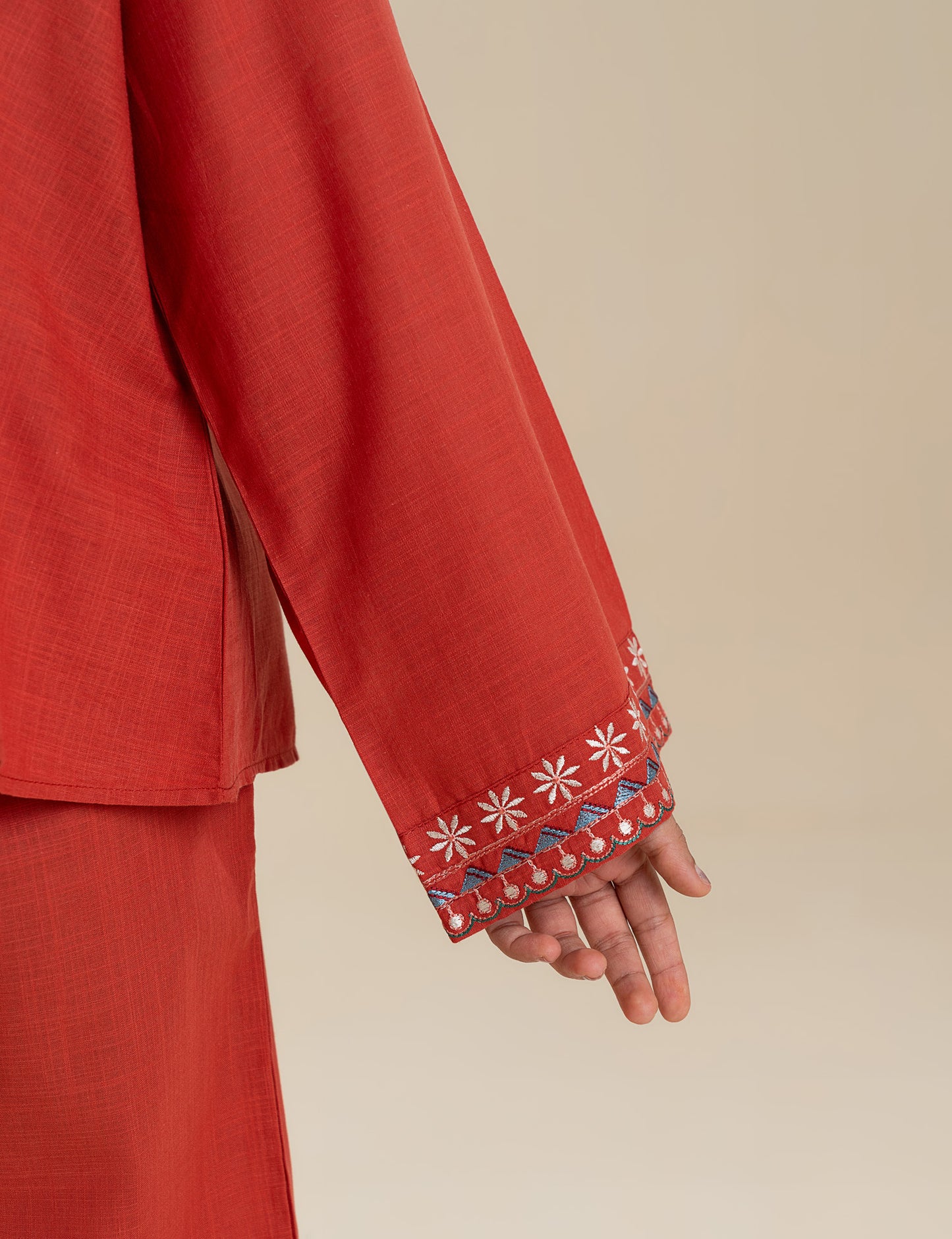2 PIECE EMBROIDERED SUIT