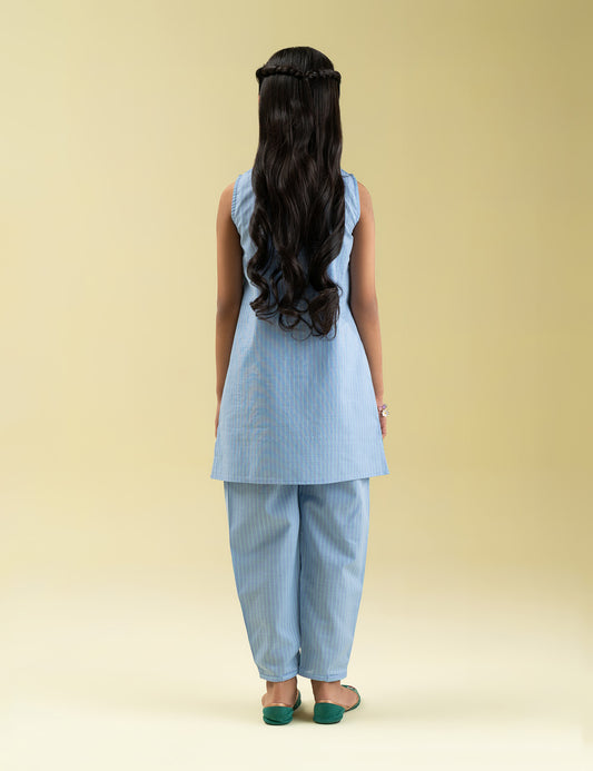 2 PIECE FUN EMBROIDERED SUIT