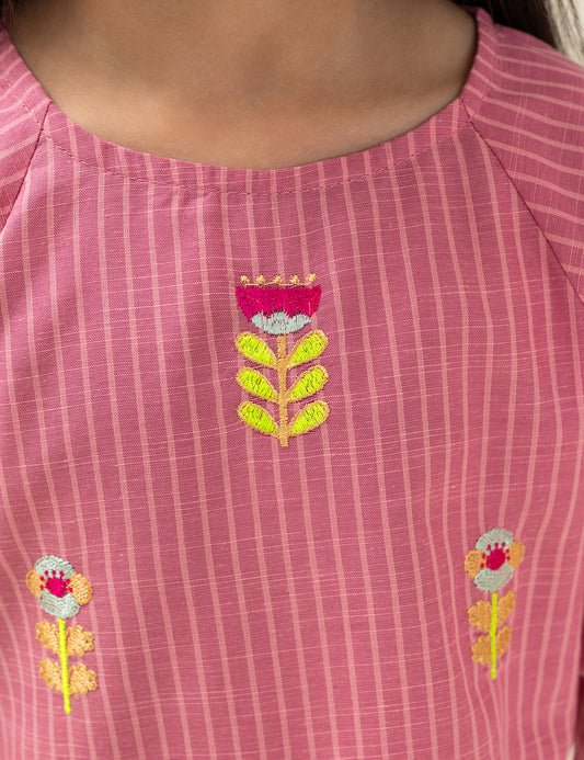 2 PIECE VIBRANT EMBROIDERED SUIT