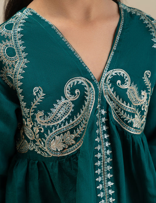 2 PIECE STYLISED EMBROIDERED SUIT