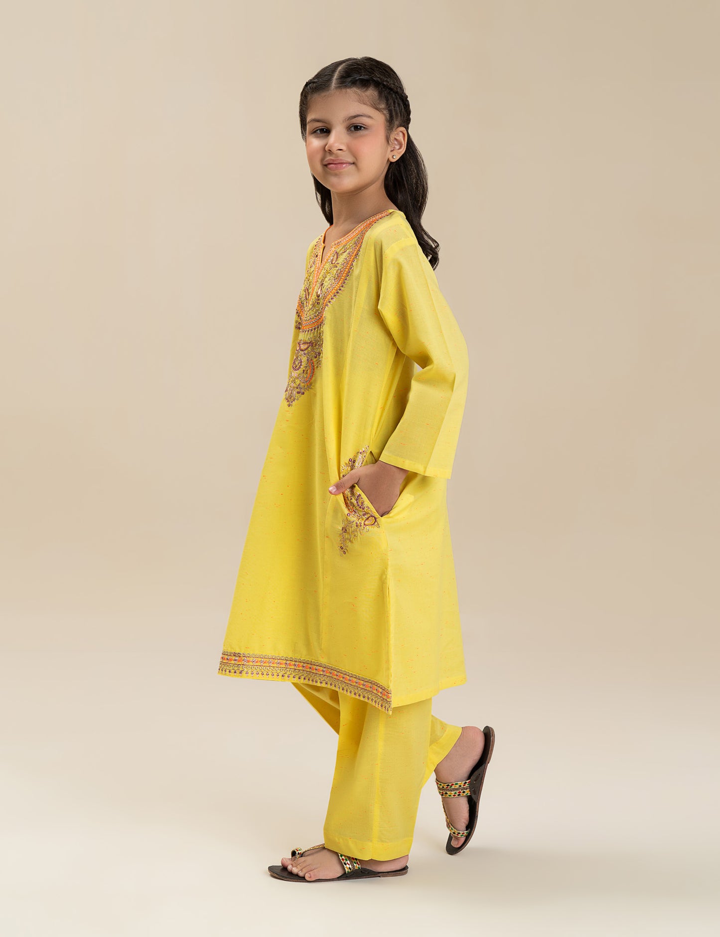 2 PIECE TILLA EMBROIDERED SUIT