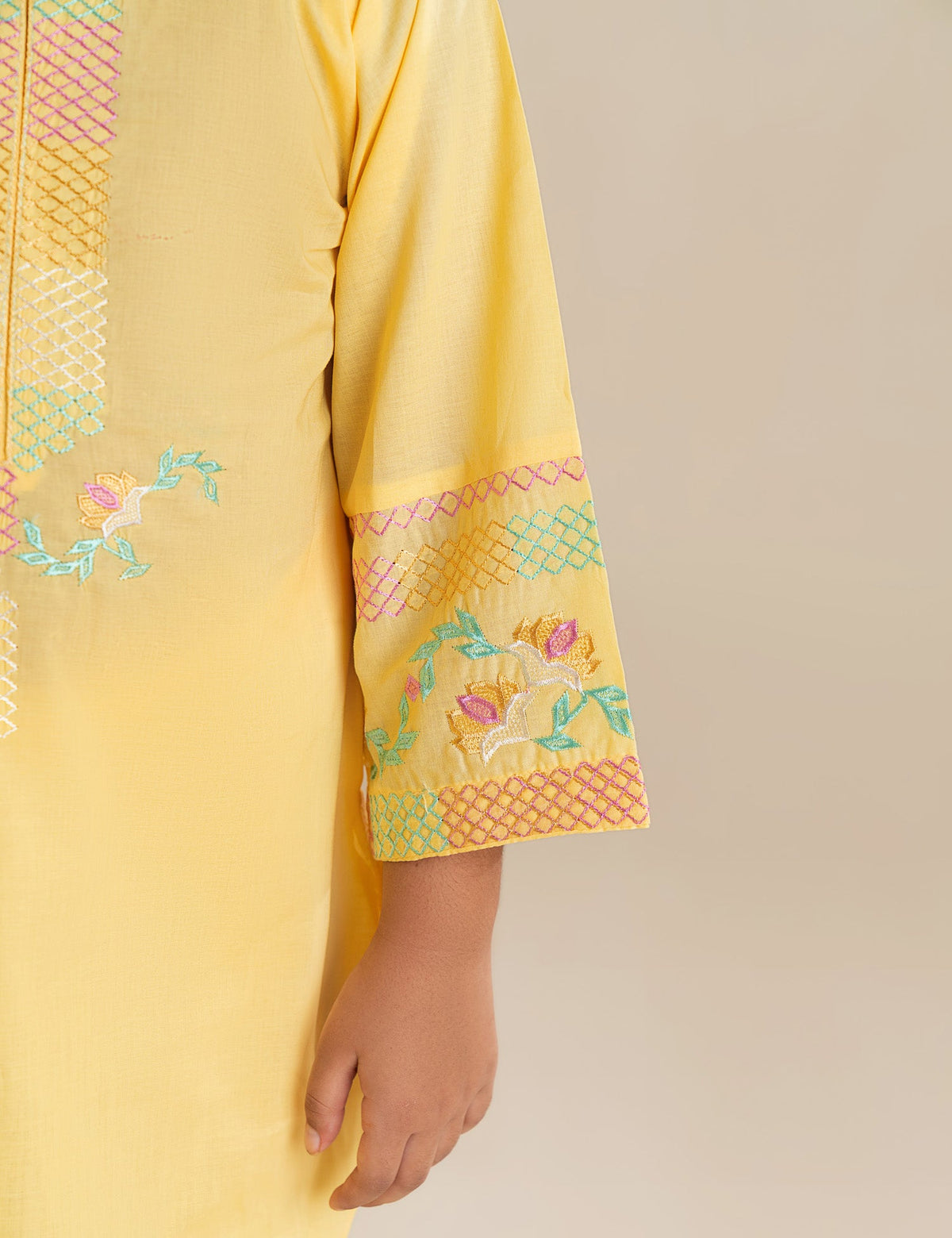 2 PIECE ETHNIC EMBROIDERED SUIT
