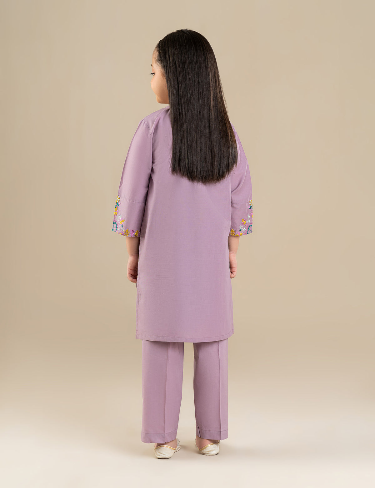 2 PIECE FLORAL EMBROIDERED SUIT