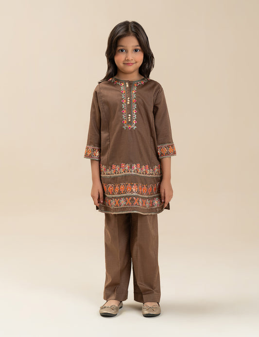 2 PIECE EMBROIDERED SUIT