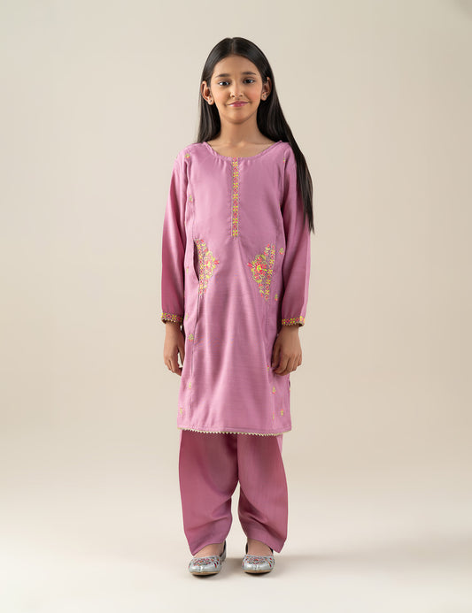 2 PIECE ALLOVER EMBROIDERED SUIT