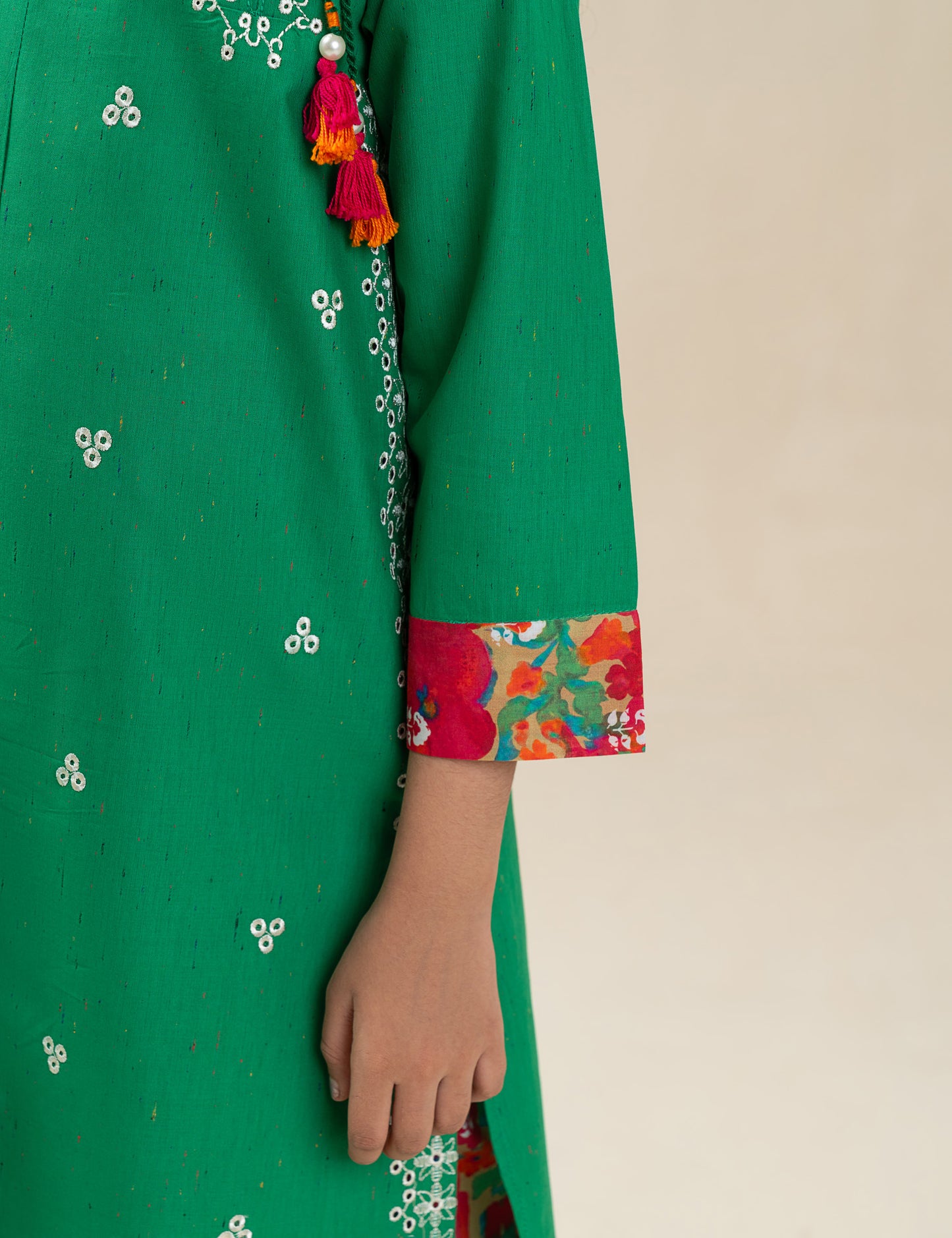 2 PIECE EMBROIDERED SUIT