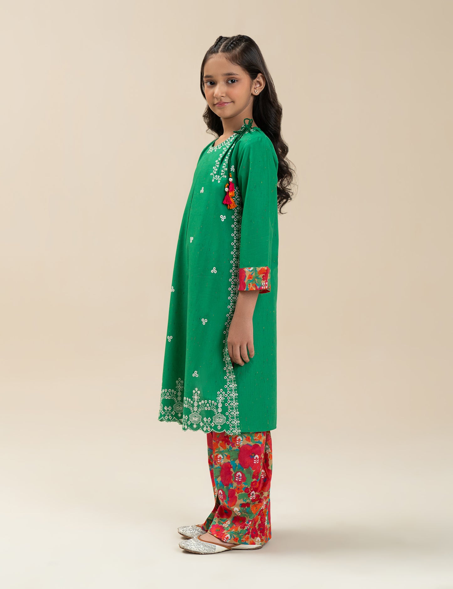 2 PIECE EMBROIDERED SUIT