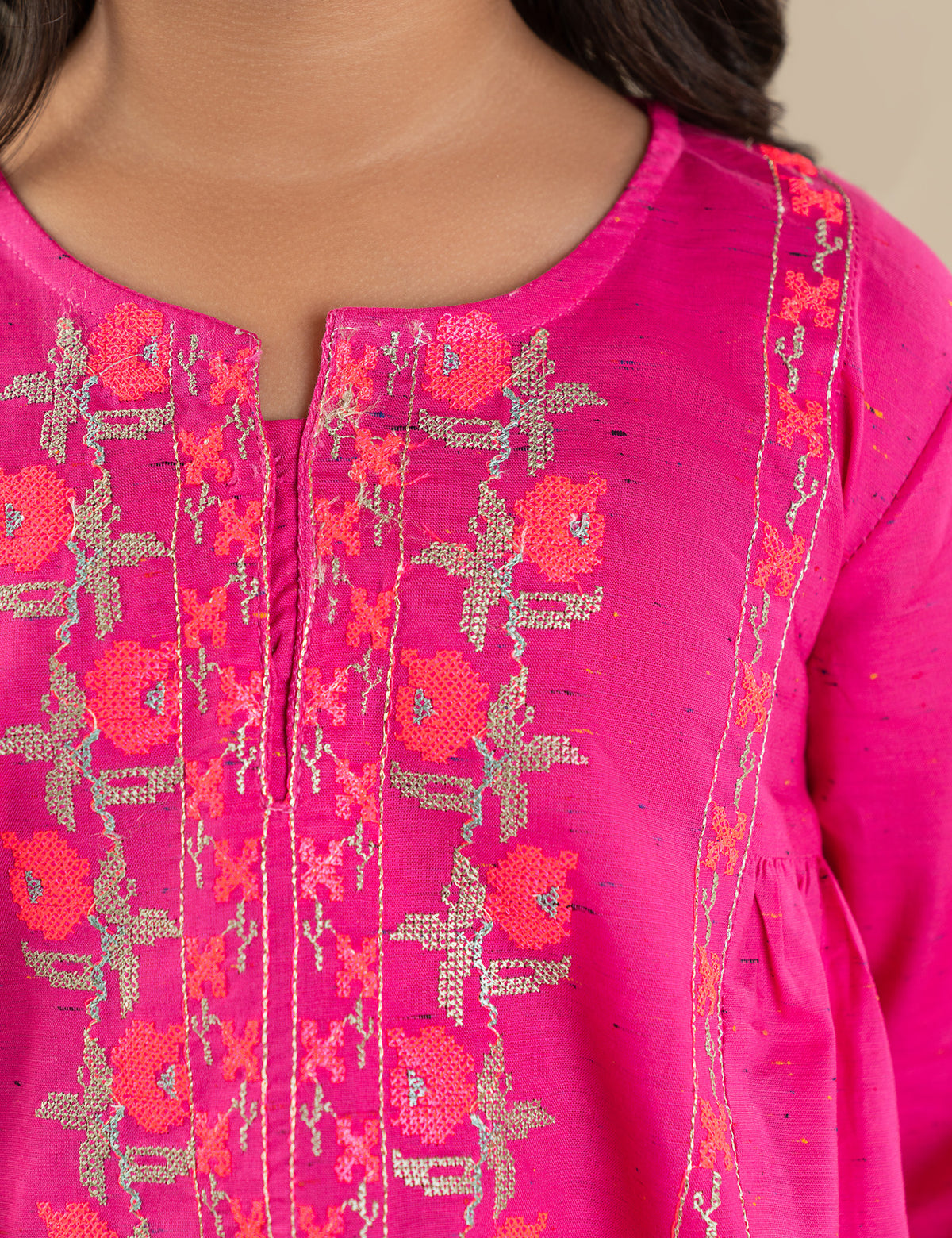 2 PIECE ETHNIC EMBROIDERED SUIT