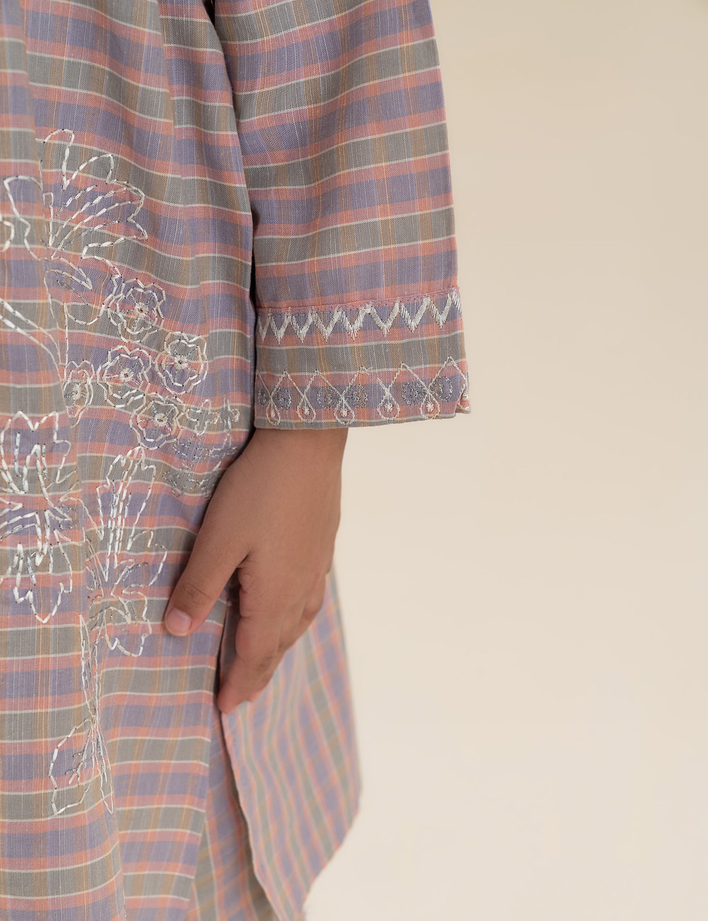 2 PIECE EMBROIDERED SUIT