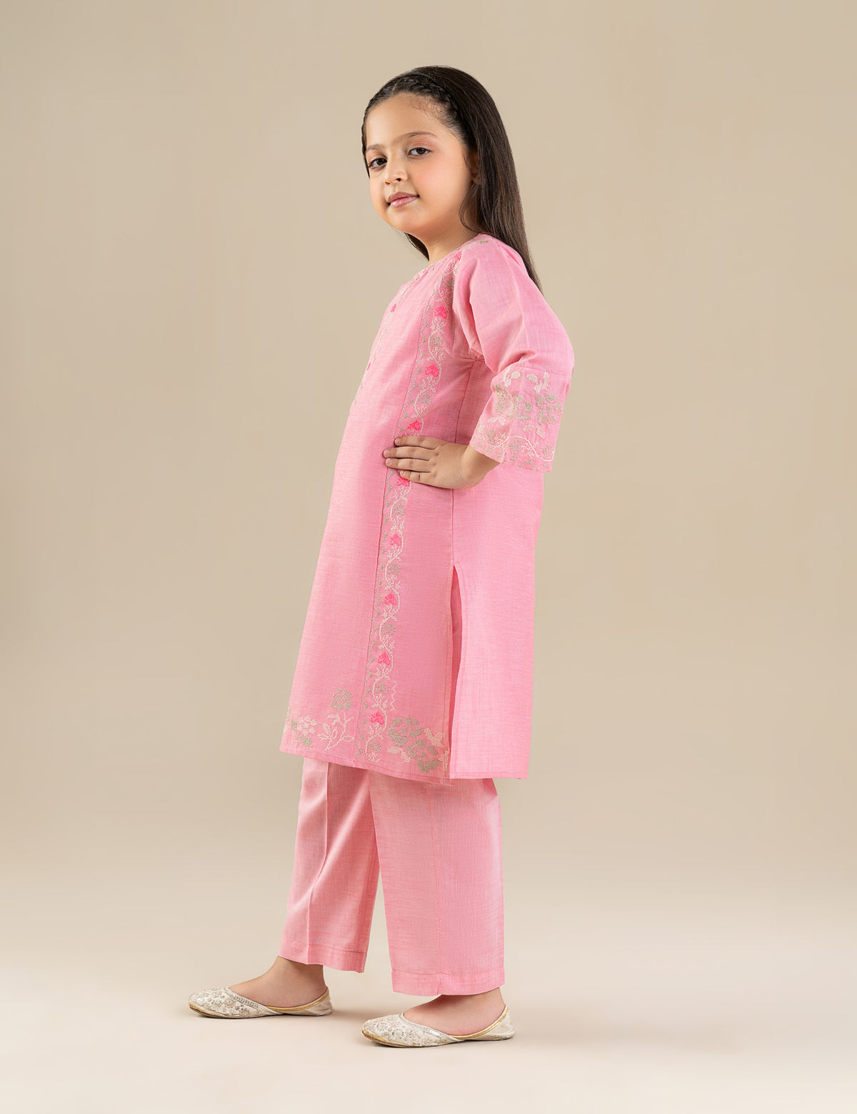 2 PIECE TILLA EMBROIDERED SUIT