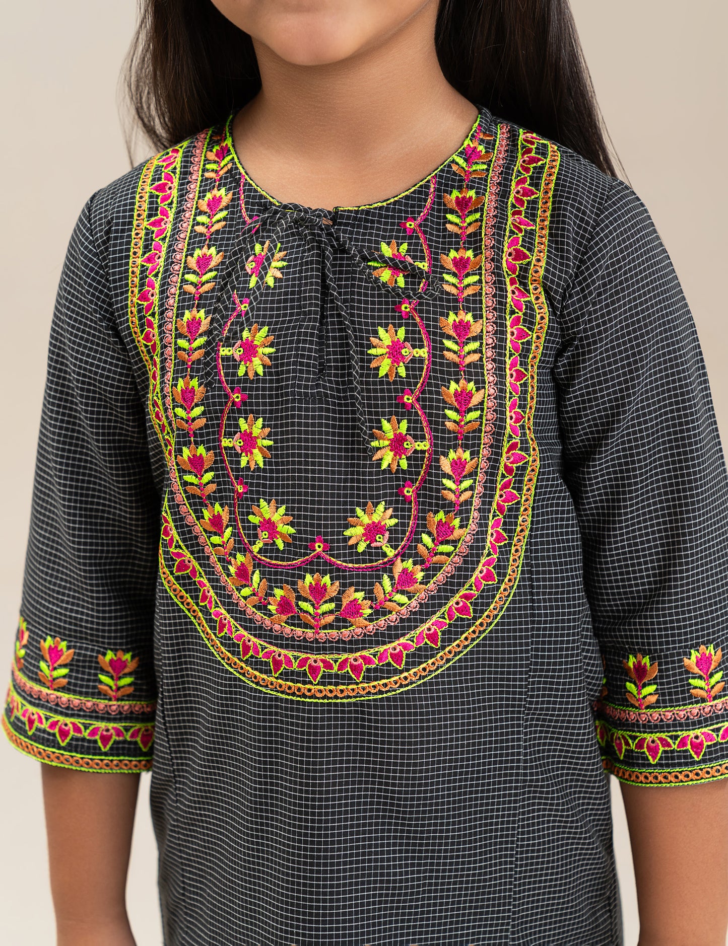 2 PIECE ETHNIC EMBROIDERED SUIT