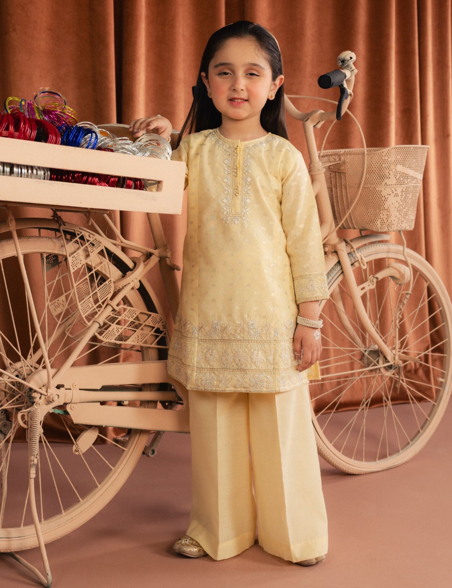 2 PIECE TILLA EMBROIDERED SUIT