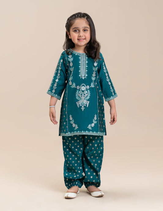 2 PIECE ETHNIC EMBROIDERED SUIT