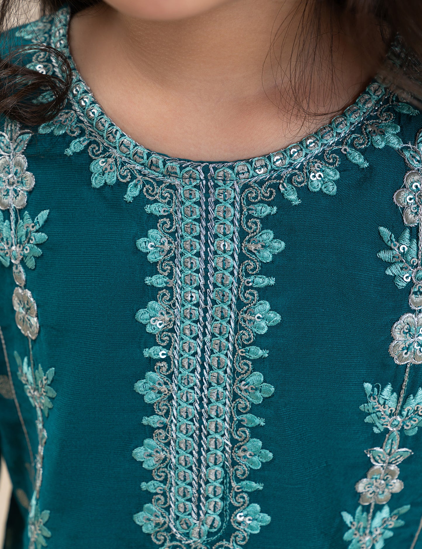 2 PIECE ETHNIC EMBROIDERED SUIT