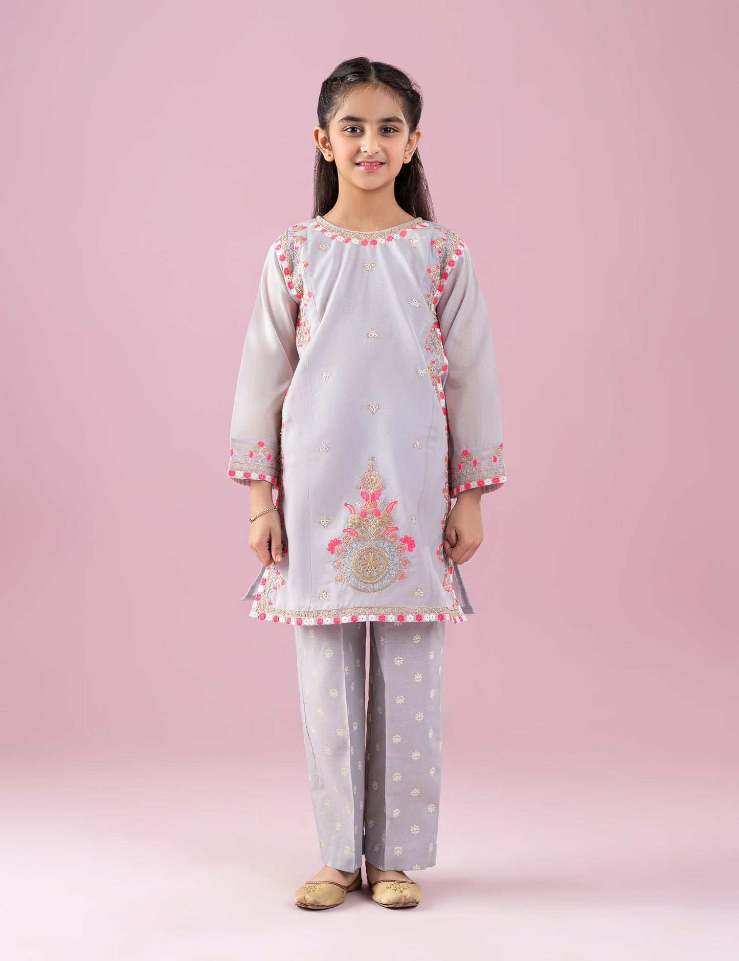 2 PIECE EMBROIDERED SUIT