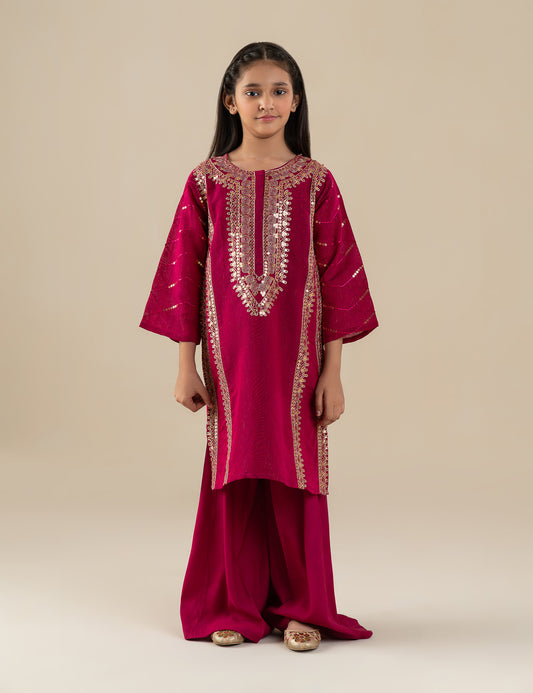 2 PIECE ETHNIC EMBROIDERED SUIT