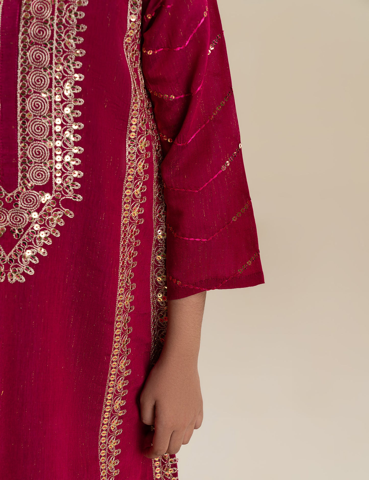 2 PIECE ETHNIC EMBROIDERED SUIT