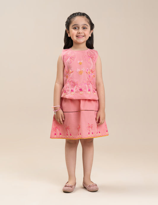 2 PIECE EMBROIDERED SUIT