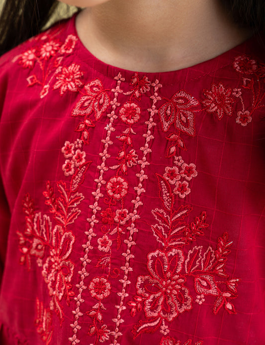 FLORAL EMBROIDERED DRESS
