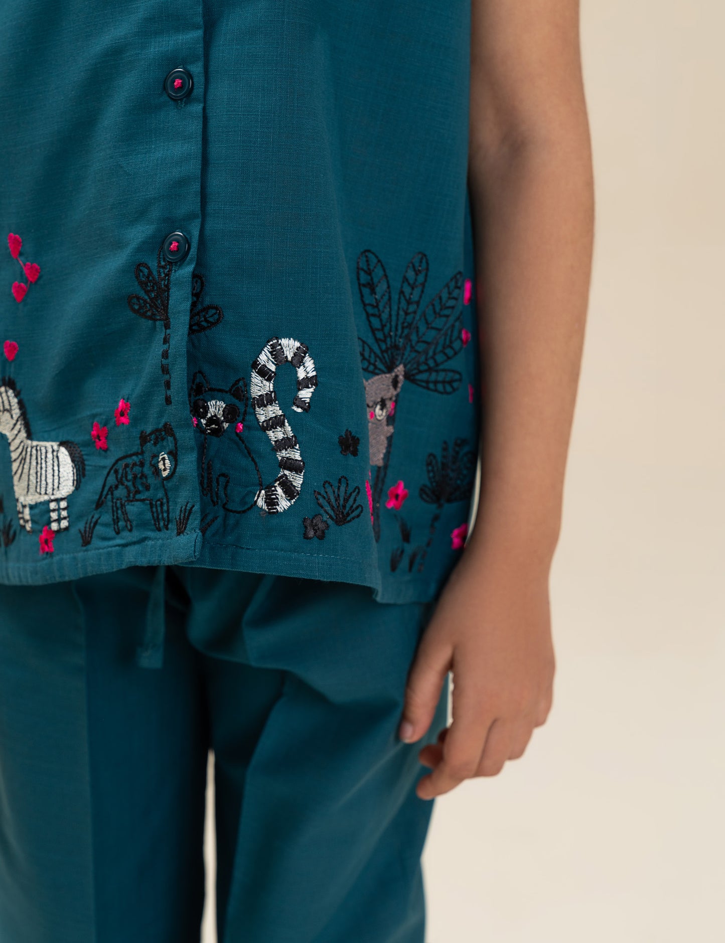 2 PIECE EMBROIDERED SUIT
