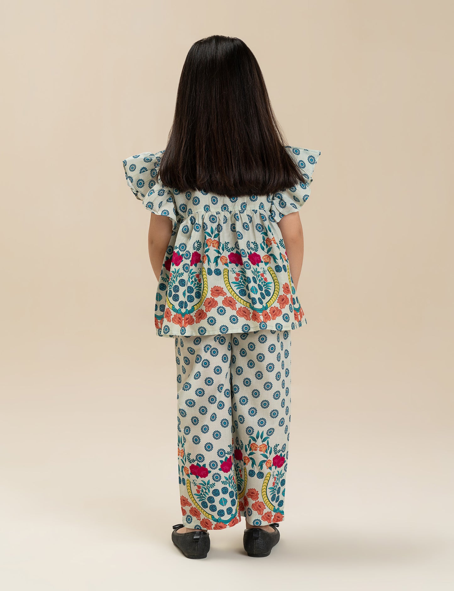 2 PIECE FLORAL PRINTED SUIT