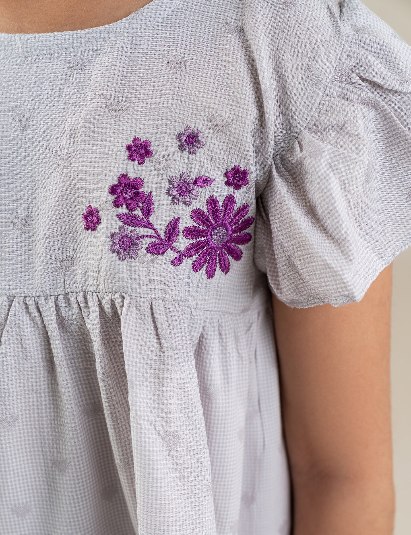 2 PIECE FLORAL EMBROIDERED SUIT