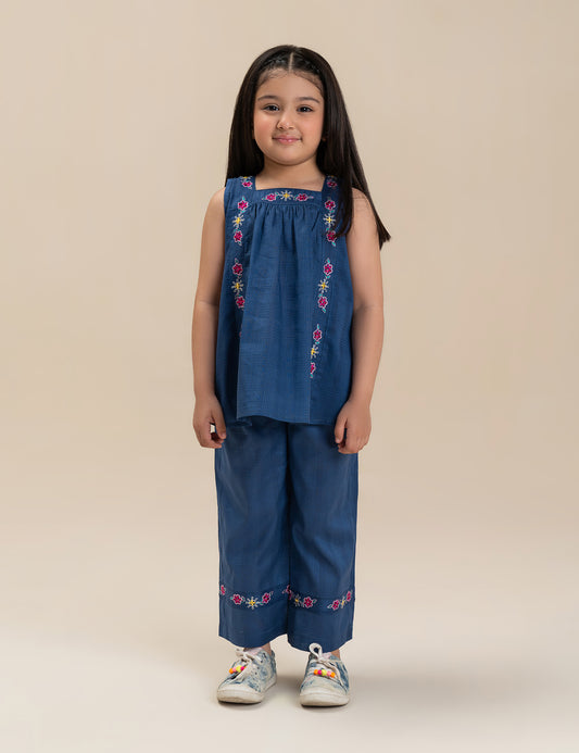 2 PIECE EMBROIDERED SUIT