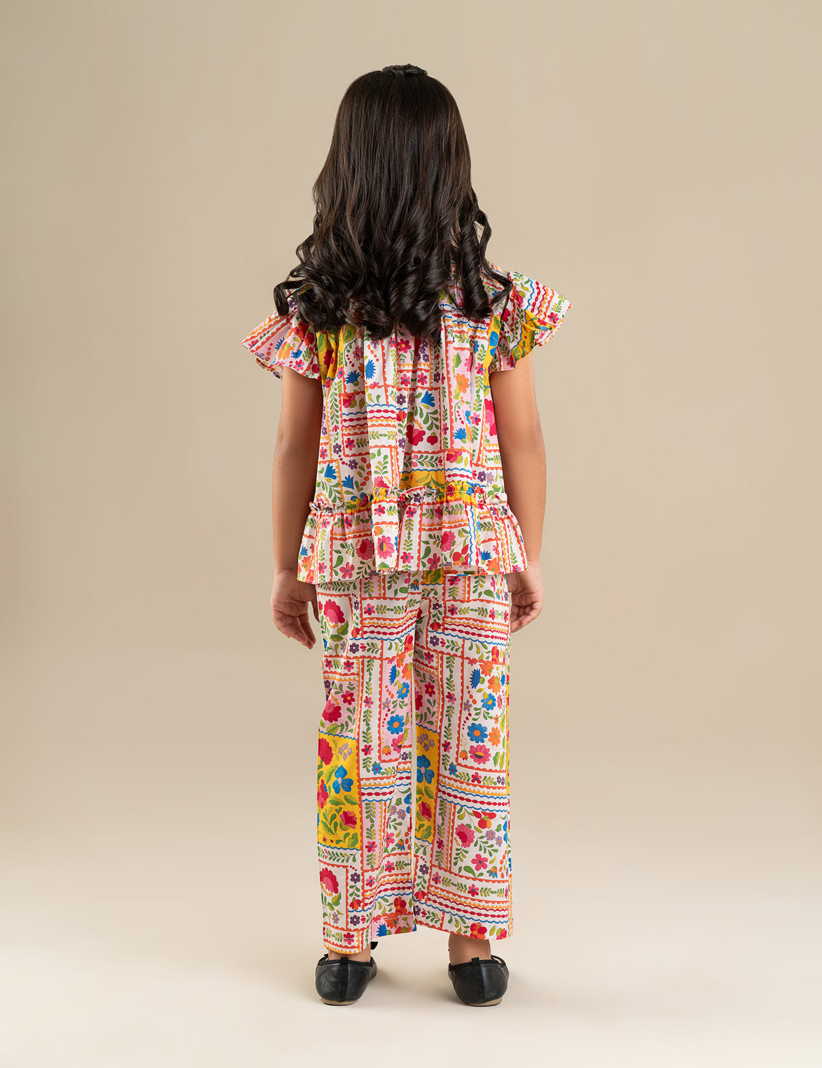 2 PIECE FLORAL PRINTED SUIT
