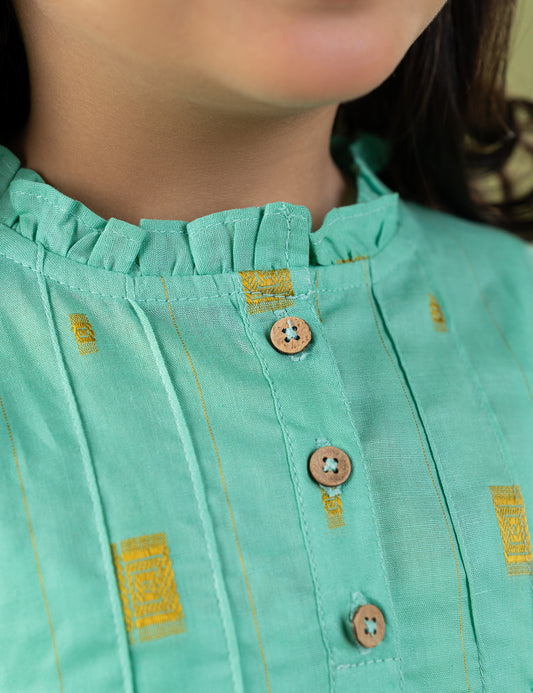 2 PIECE FLORAL EMBROIDERED SUIT