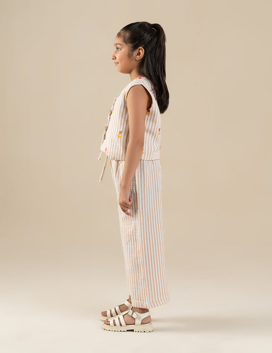 2 PIECE STRIPED SUIT