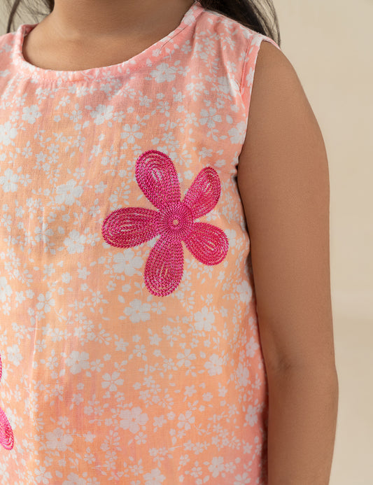 2 PIECE FLORAL PRINTED SUIT