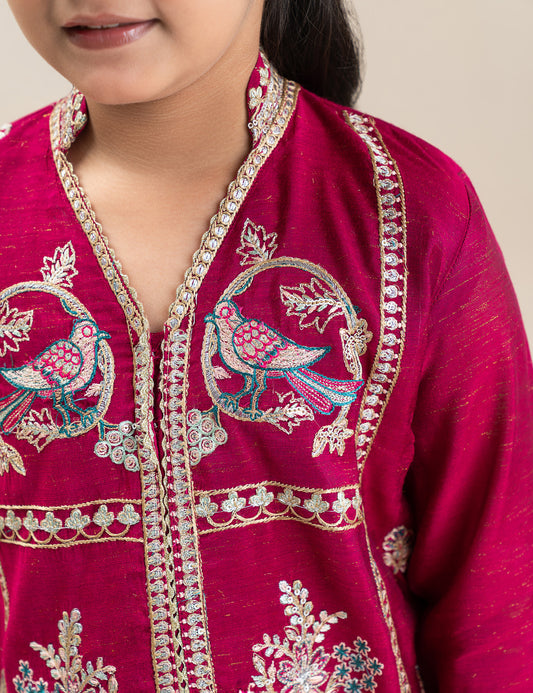 2 PIECE ETHNIC EMBROIDERED SUIT