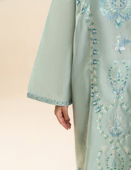 2 PIECE FLORAL EMBROIDERED SUIT