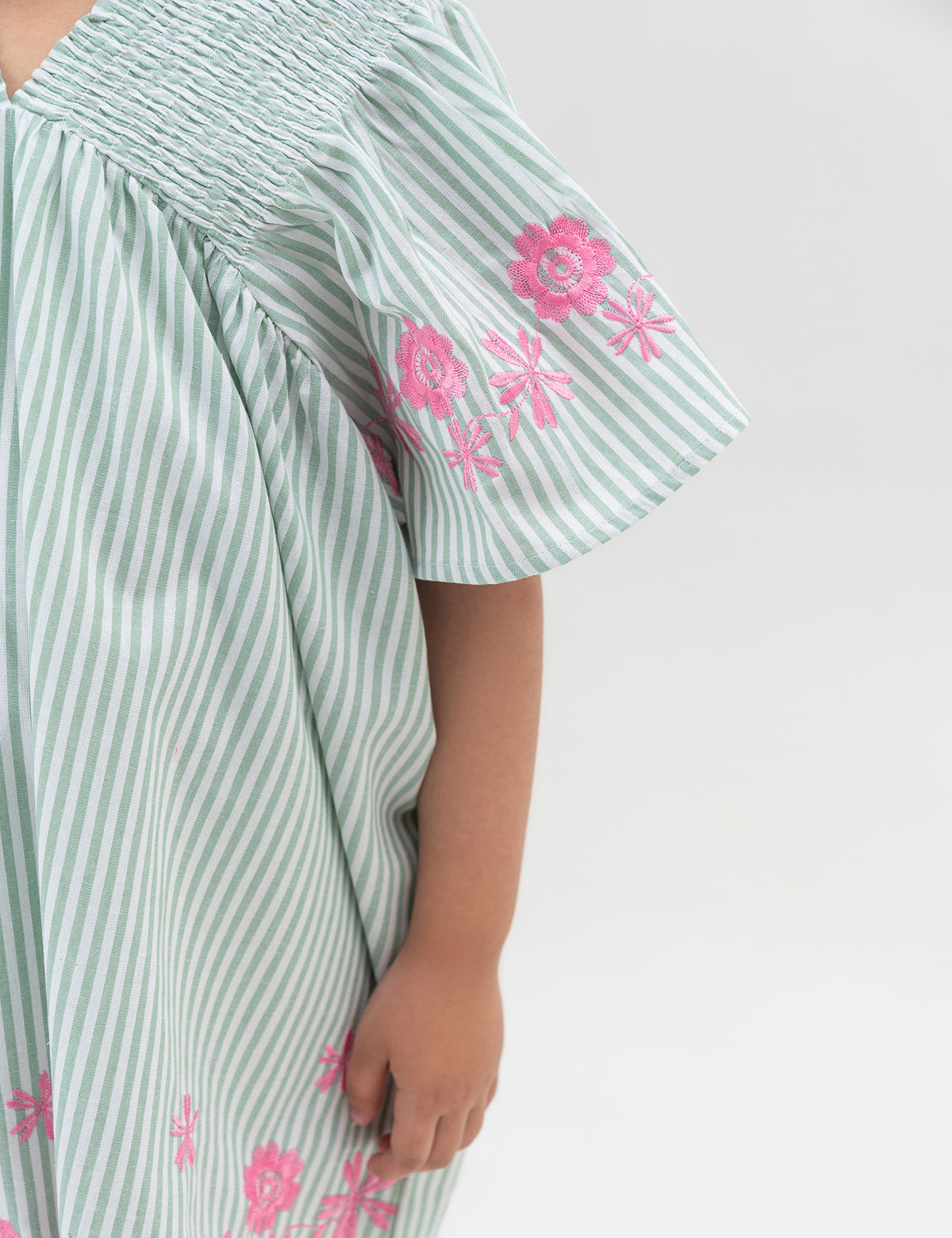 FLORAL EMBROIDERED DRESS
