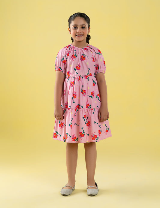 FLORAL PRINTED DRESS