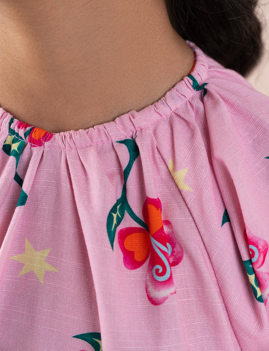 FLORAL PRINTED DRESS