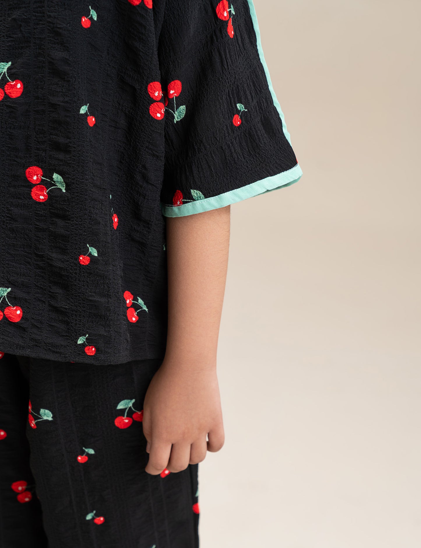 2 PIECE  CHERRY PRINTED SUIT