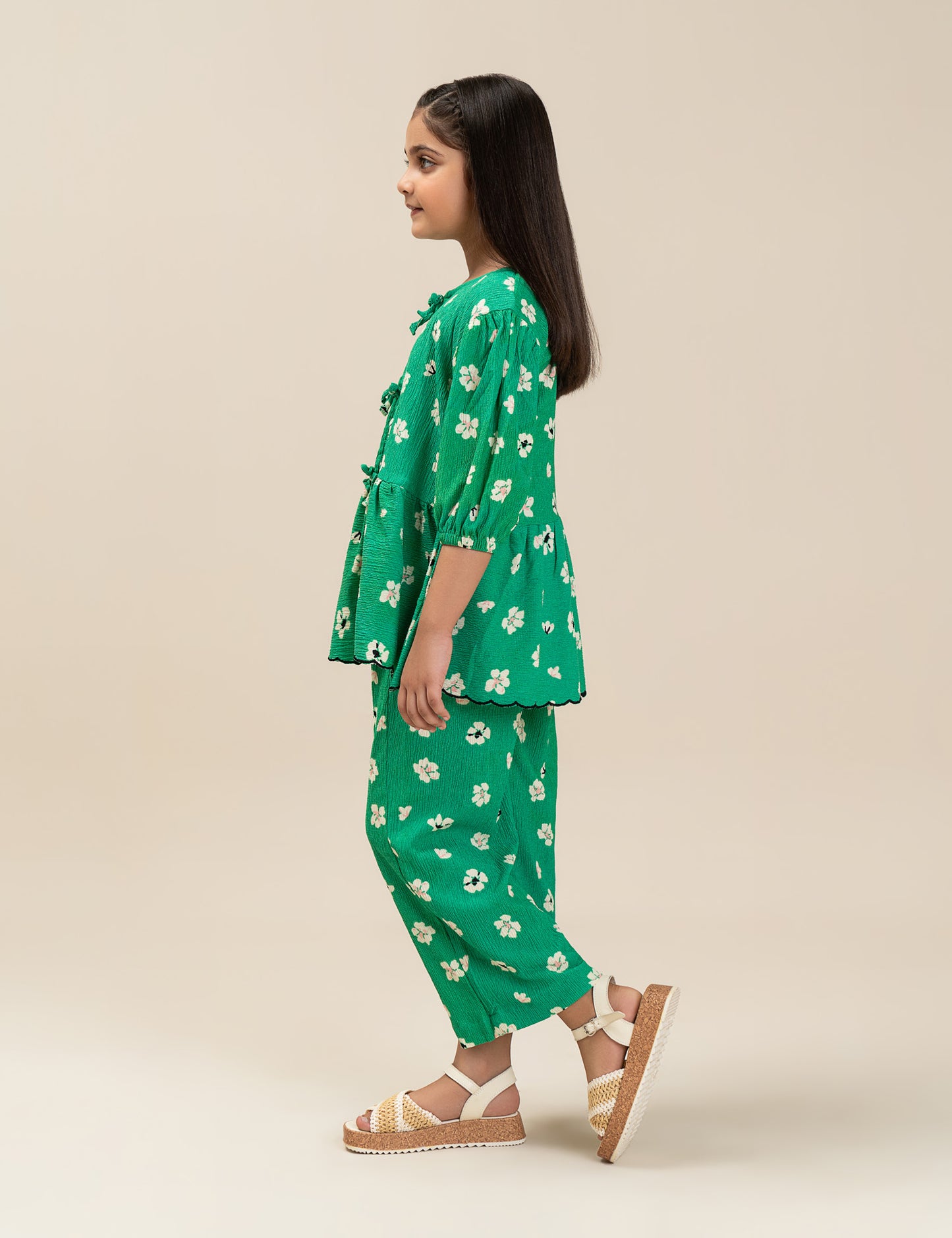 2 PIECE FLORAL PRINTED SUIT