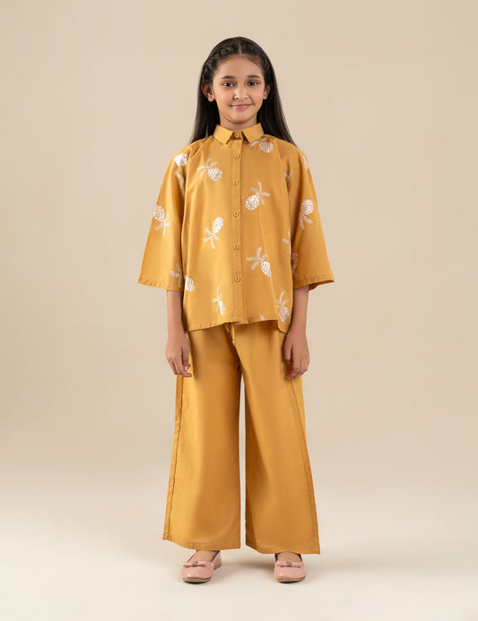 2 PINEAPPLE PRINTED SUIT